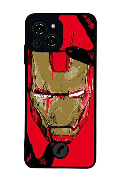 Reeder S23 Pro Max Uyumlu Iron Man ( Demir Adam ) Tasarımlı Glossy Premium Kılıf
