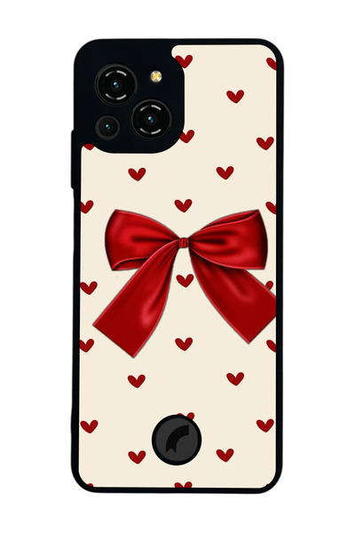 Reeder S23 Pro Max Uyumlu Kurdele Tasarımlı Glossy Premium Kılıf