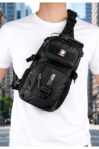 OGDO - Çok Fonksiyonlu, USB Çıkışlı, Suluk Bölmeli, Mini Sırt/çapraz Göğüs Ça...