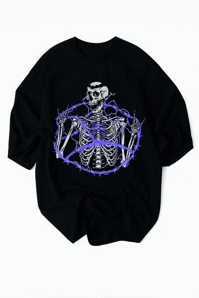 Korefanzin Bound Forever Design Oversized 100% Cotton T-Shirt