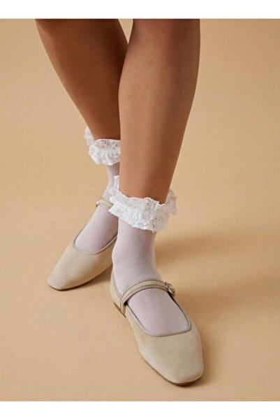 Penti White Socket Socks