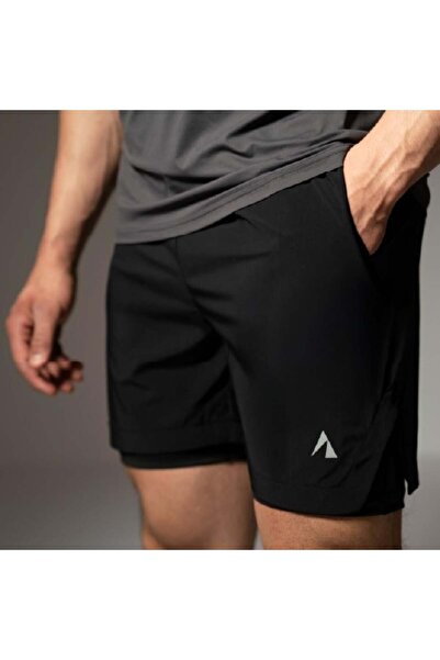 Generic شورت رياضي رجالي قصير - أسود