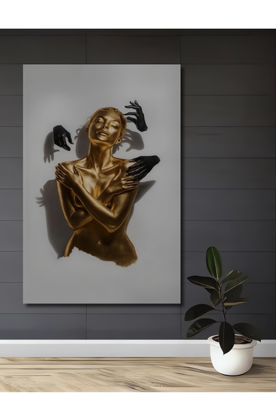Teona Ahşap Χρυσό Πίνακας Ζωγραφικής Σώματος και Σκιών