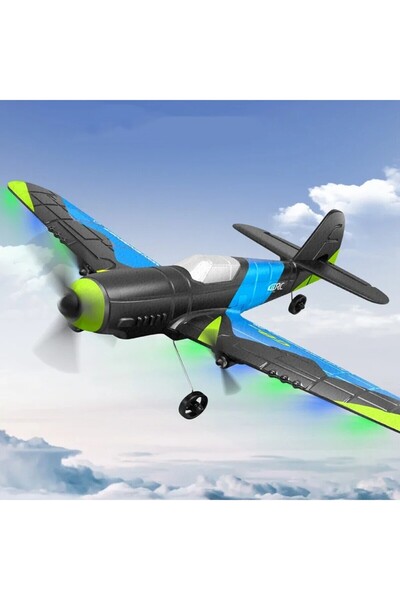 SCOWETTO Uzaktan Kumandalı RC Sünger Uçak, Şarjlı,Işıklı, EPP Malzeme,Glider ...