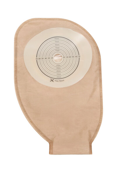 Steadlive Pungă colostomie/ileostomie 20–70 mm, formă anatomică, evacuare, fi...