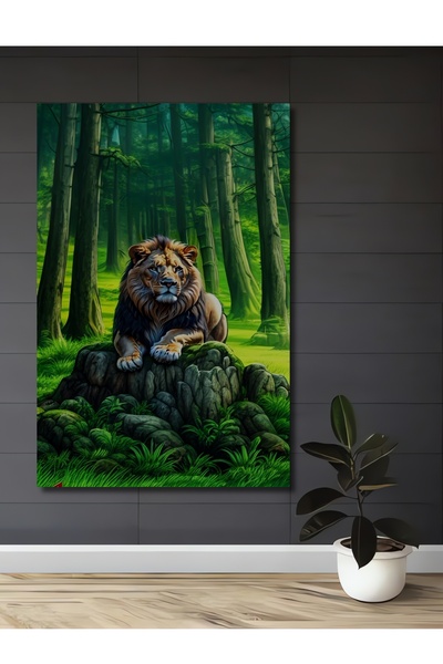 Teona Ahşap Tablou decorativ din lemn cu aspect de pictură în ulei, reprezent...