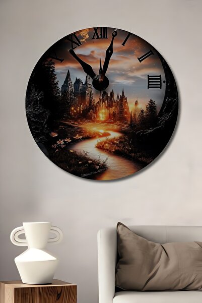 Teona Ahşap Ora orașului misterios din poveste, pictură decorativă din lemn c...