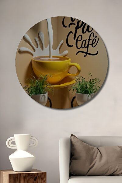 Teona Ahşap Pictură decorativă pe lemn cu aspect de vopsea în ulei cu picătur...