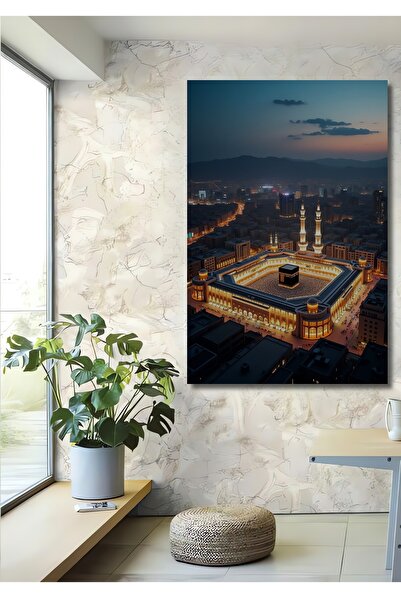 Teona Ahşap Tablou decorativ din lemn cu aspect luminos și dramatic al Mecede...