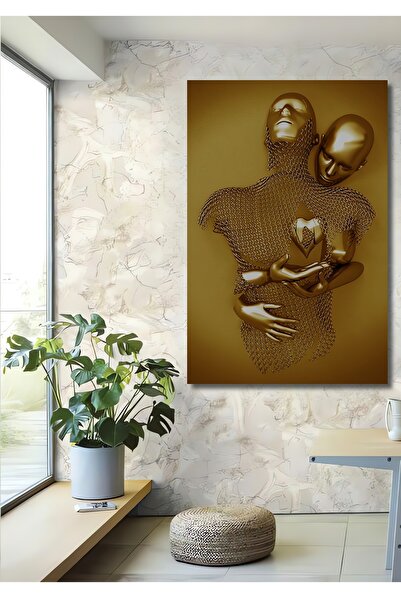 Teona Ahşap Χρυσός Πίνακας Τέχνης Αγκαλιάς Ορ Τούλι ü