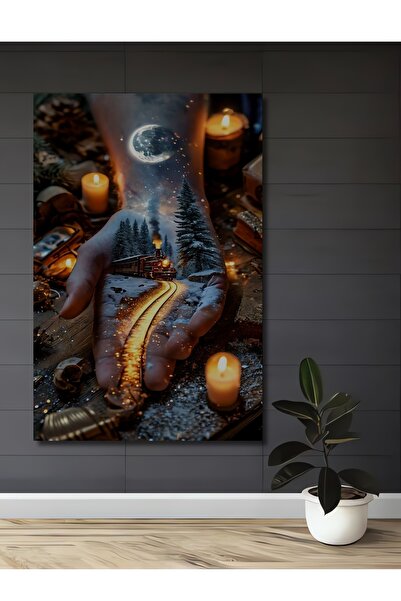 Teona Ahşap Pictură decorativă din lemn cu aspect de pictură în ulei, cu tema...