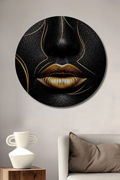 Teona Ahşap Buze aurii Eleganța negrului Aspect de pictură în ulei Tablou dec...