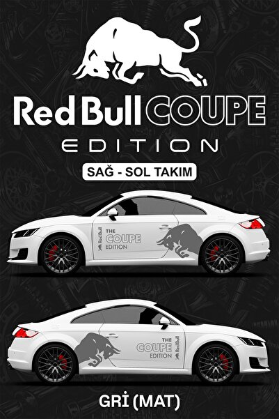 Stikacar RED BULL COUPE EDITION STİCKER - Yan Gövde Kaplama Seti