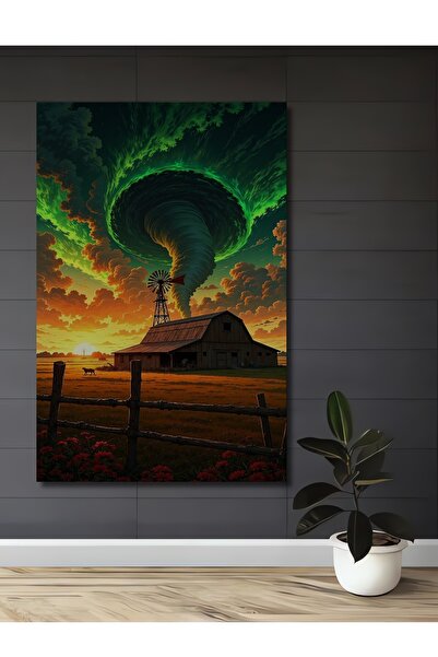 Teona Ahşap Tablou decorativ din lemn cu aspect de pictură în ulei, cu temati...