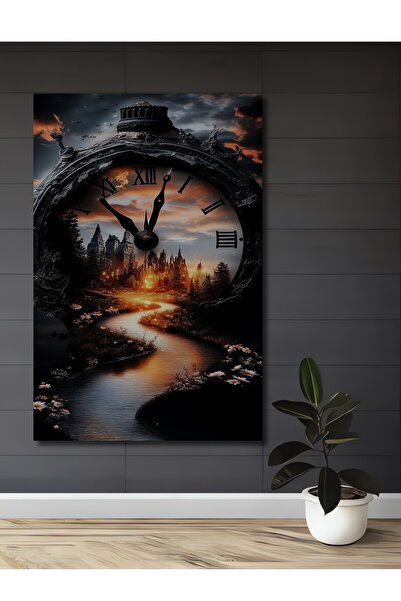 Teona Ahşap Ora orașului misterios din poveste, pictură decorativă din lemn c...