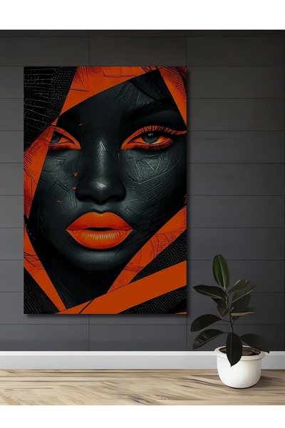 Teona Ahşap Tablou decorativ din lemn cu aspect de pictură în ulei abstractă ...