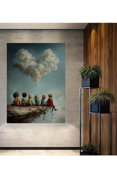 Teona Ahşap Pictură decorativă din lemn cu aspect de artă modernă, în stilul ...