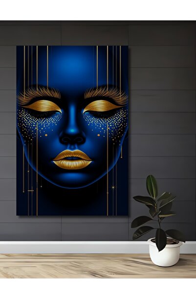 Teona Ahşap Tablou decorativ din lemn cu artă abstractă pentru femei, în alba...