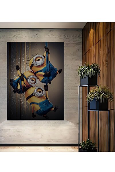 Teona Ahşap Tablou decorativ din lemn Minioni