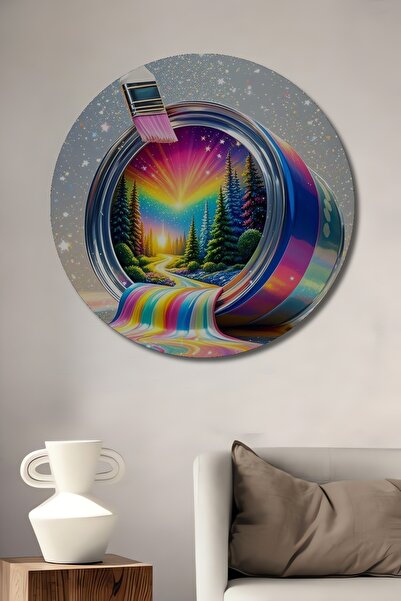 Teona Ahşap Pictură decorativă din lemn cu aspect de pictură în ulei, pictură...