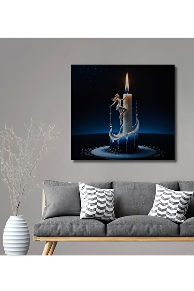 Teona Ahşap Очарователна танцьорка и декоративна картина от дърво на свещи