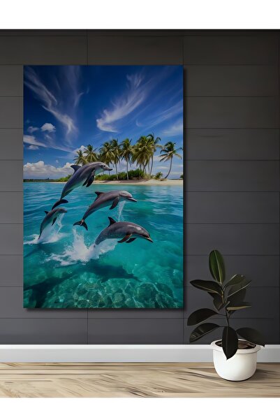 Teona Ahşap Tablou decorativ din lemn cu aspect de pictură în ulei cu dansul ...