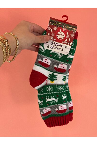 La She Accessories جوارب عيد الميلاد السميكة