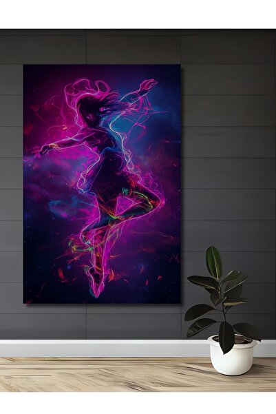 Teona Ahşap Неонова енергия Танцьор Дървена декоративна картина