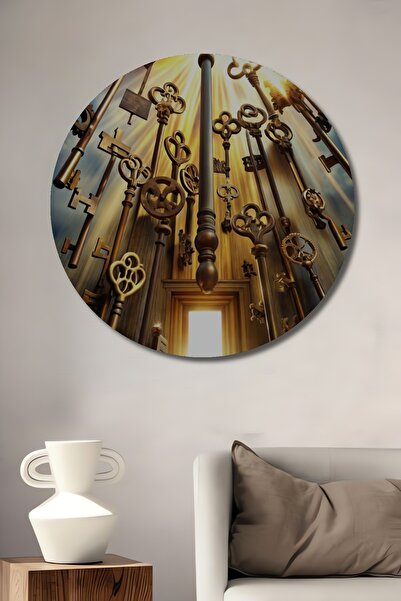 Teona Ahşap Călătoria luminoasă a cheilor misterioase Pictură decorativă din ...