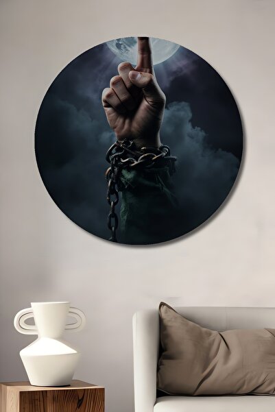 Teona Ahşap Ξύλινο διακοσμητικό τραπέζι τέχνης με αλυσίδα που έχει σπάσει, Ξύ...