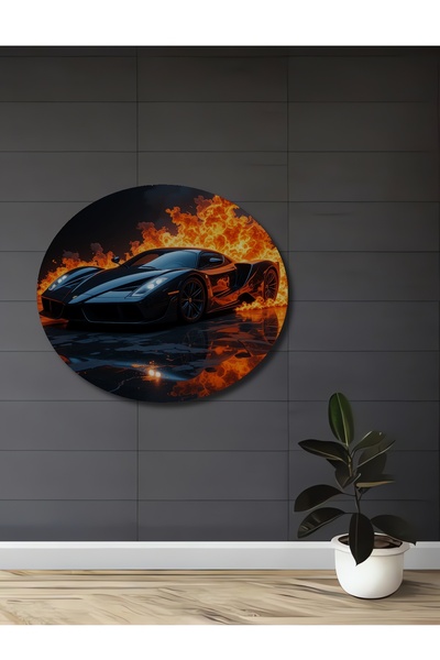 Teona Ahşap Pictură decorativă din lemn cu aspect agresiv de artă modernă, în...