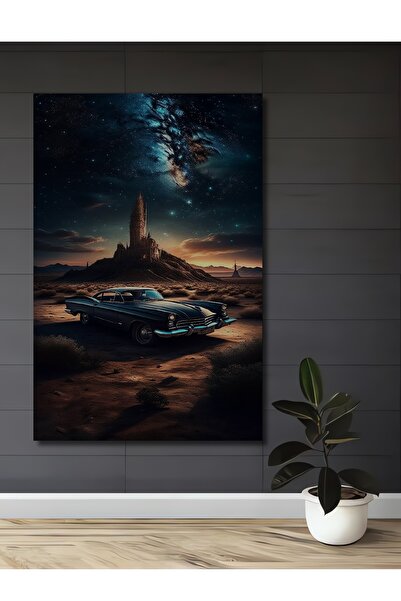 Teona Ahşap imprimare digitală Tablouri din lemn cu castel misterios și veder...