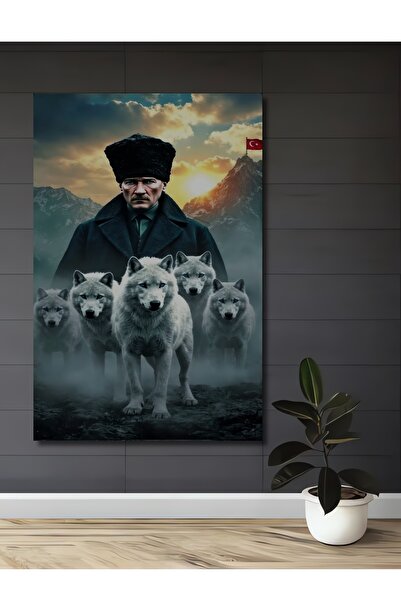 Teona Ahşap Tablou decorativ din lemn cu aspect de pictură în ulei, cu Gazi M...