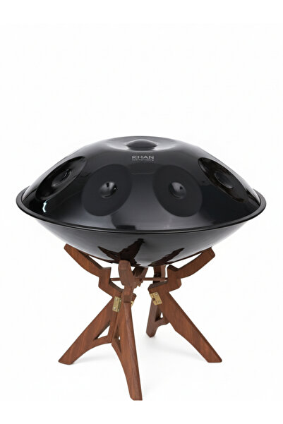 Khan Instruments Midnight | 9 Nota Handpan – Re Minör | El Yapımı Nitride Çel...