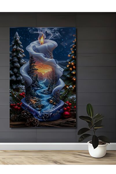 Teona Ahşap Μαγικός Χειμερινός Δάσος με Σκηνικό Κεντρικού Πόλου και Θέα στο Κ...