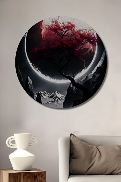 Teona Ahşap Μυστηριώδες διακοσμητικό ξύλινο έργο ζωγραφικής με ελαιογραφία σε...