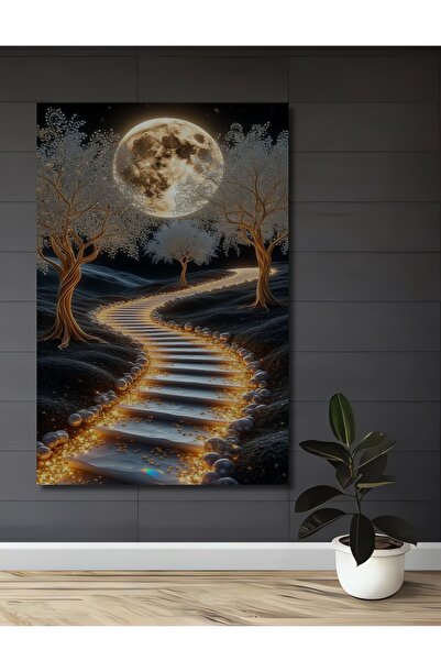 Teona Ahşap Pictură decorativă din lemn cu aspect de pictură în ulei, Calea L...