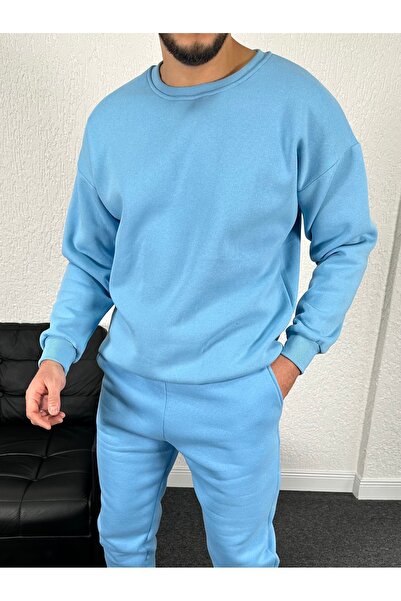 tetramoda Hanorac cu trei fire B guler rotund O supradimensionat