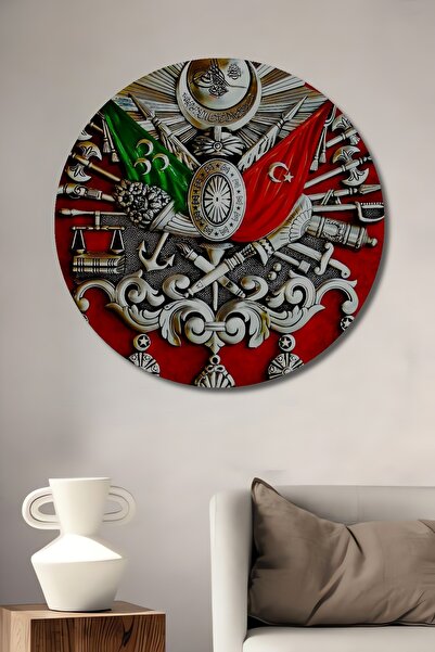 Teona Ahşap Tablou decorativ din lemn cu aspect otoman, cu stele și lună, cu ...