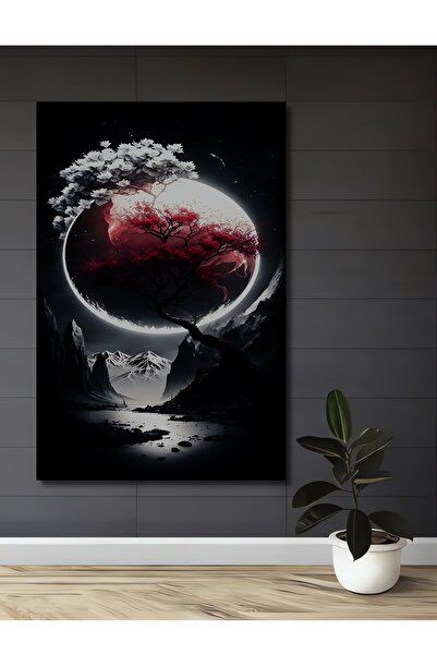 Teona Ahşap Pictură decorativă din lemn cu aspect de pictură în ulei, cu moti...