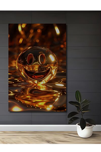 Teona Ahşap Tablou decorativ din lemn cu artă abstractă modernă și față zâmbi...