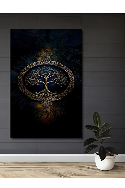 Teona Ahşap Χρυσός Δείκτης της Ζωής των Δέντρων, Ελαιογραφία με εμφάνιση ελαι...