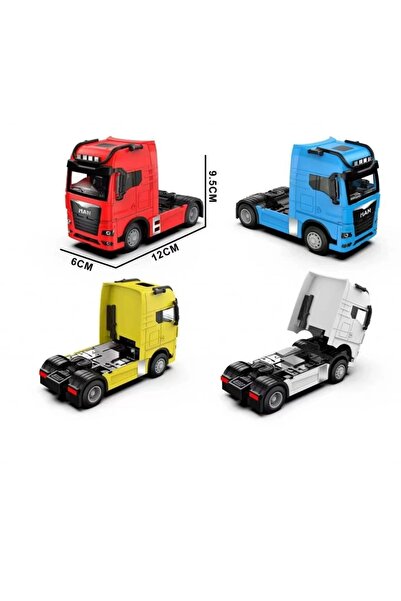 SCOWETTO Metal MAN Tır Kafası Işıklı Müzikli Oyuncak – 12 cm