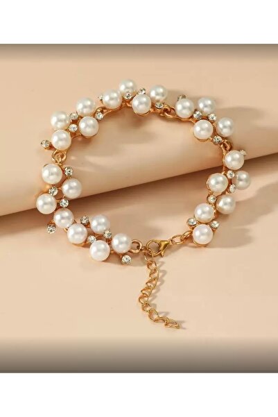 Moda Nova TR Suni İnci Dekor Bileklik