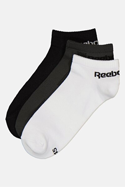 Reebok Men 3 Pairs Brand Logo Low Cut Socks, Multicolor