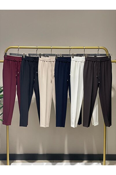 Yusuf Özdemir BELİ LASTİKLİ PANTOLON 1360 Siyah