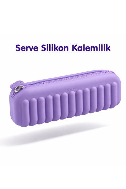 Kids Like Serve Toz Tutmaz Silikon Kalemlik - Premium Kalite