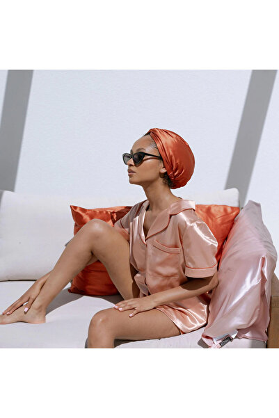 ZAVO %100 Mulberry İpek Saç Bonesi – Gece Saç Koruma, İz Yapmaz - Alacakaranlık