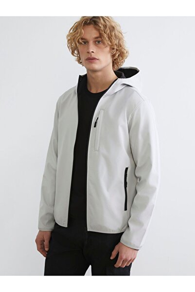 LC Waikiki Xside Gray Hooded Men's Jacket
