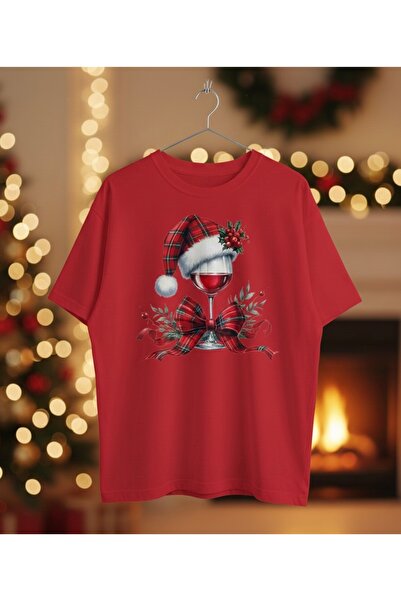 Infire clothing ملابس للجنسين مقاس كبير 100% قطن بتصميم عيد الميلاد المجيد ور...
